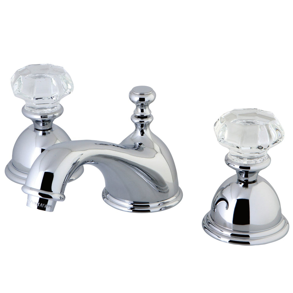 Kingston Brass Celebrity - Llave de Lavabo Widespread (3 Orificios), con Dos Manerales — Cromo Pulido