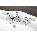 Kingston Brass Wilshire - Llave de Lavabo Widespread (3 Orificios), con Dos Manerales — Ambientación 1