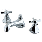 Kingston Brass Essex - Llave de Lavabo Widespread (3 Orificios), con Dos Manerales — Cromo Pulido