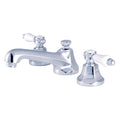 Kingston Brass Bel-Air - Llave de Lavabo Widespread (3 Orificios), con Dos Manerales — Cromo Pulido