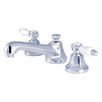 Kingston Brass Bel-Air - Llave de Lavabo Widespread (3 Orificios), con Dos Manerales — Cromo Pulido