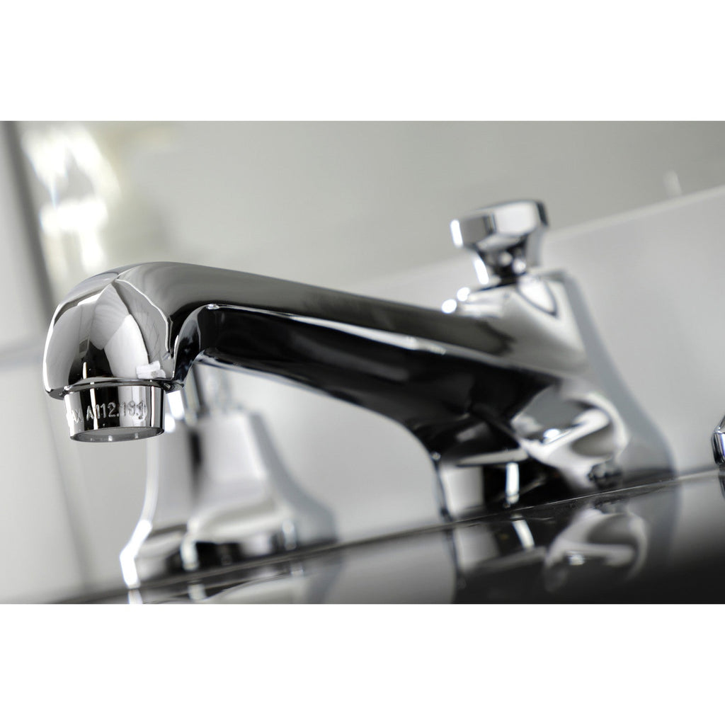 Kingston Brass Whitaker - Llave de Lavabo Widespread (3 Orificios), con Dos Manerales — Ambientación 2