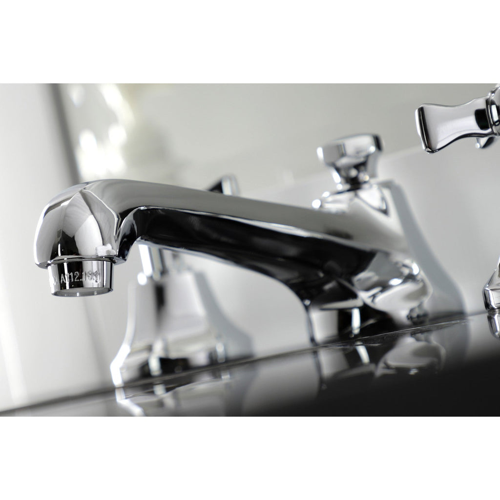 Kingston Brass Hamilton - Llave de Lavabo Widespread (3 Orificios), con Dos Manerales — Ambientación 2