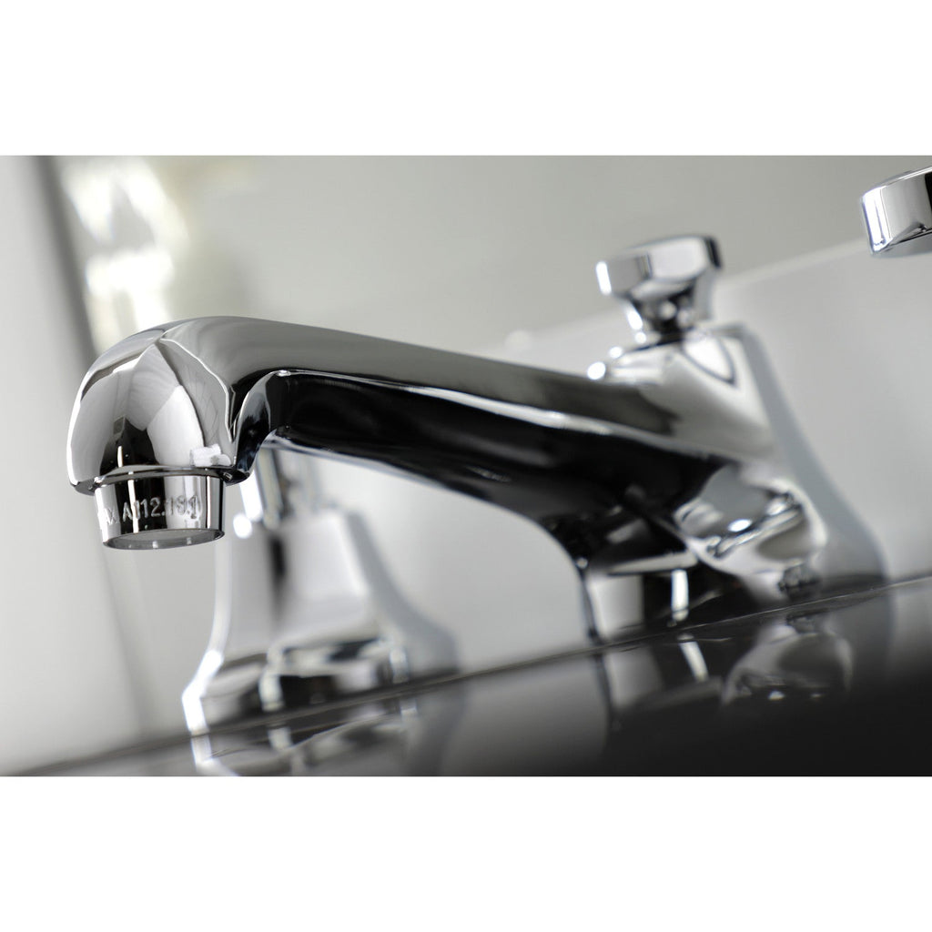 Kingston Brass Belknap - Llave de Lavabo Widespread (3 Orificios), con Dos Manerales — Ambientación 2