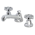Kingston Brass Belknap - Llave de Lavabo Widespread (3 Orificios), con Dos Manerales — Cromo Pulido