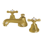 Kingston Brass Essex - Llave de Lavabo Widespread (3 Orificios), con Dos Manerales — Latón Cepillado