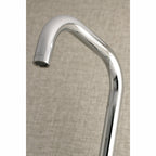 Kingston Brass Sona Concord — Mezcladora Puente de Pared, Dos Manijas, 2 Orificios — Cromo Pulido (Surtidor 9-1/4") — Ambientación 3