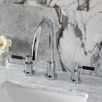 Kingston Brass Kaiser - Llave de Lavabo Widespread (3 Orificios), con Dos Manerales — Ambientación 1