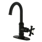 Kingston Brass Sona Hamilton — Mezcladora de Bar de Cubierta, Una Manija, 1 Orificio — Negro Mate