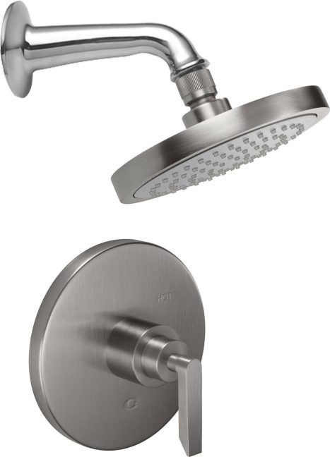 California Faucets Rincon Bay Sistema de Regadera de Balance de Presión con Regadera Individual