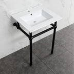 Kingston Brass Templeton lavabo consola — vista