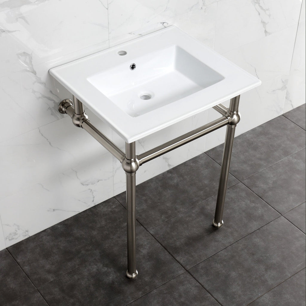 Kingston Brass Templeton lavabo consola — vista