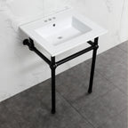 Kingston Brass Templeton lavabo consola — vista