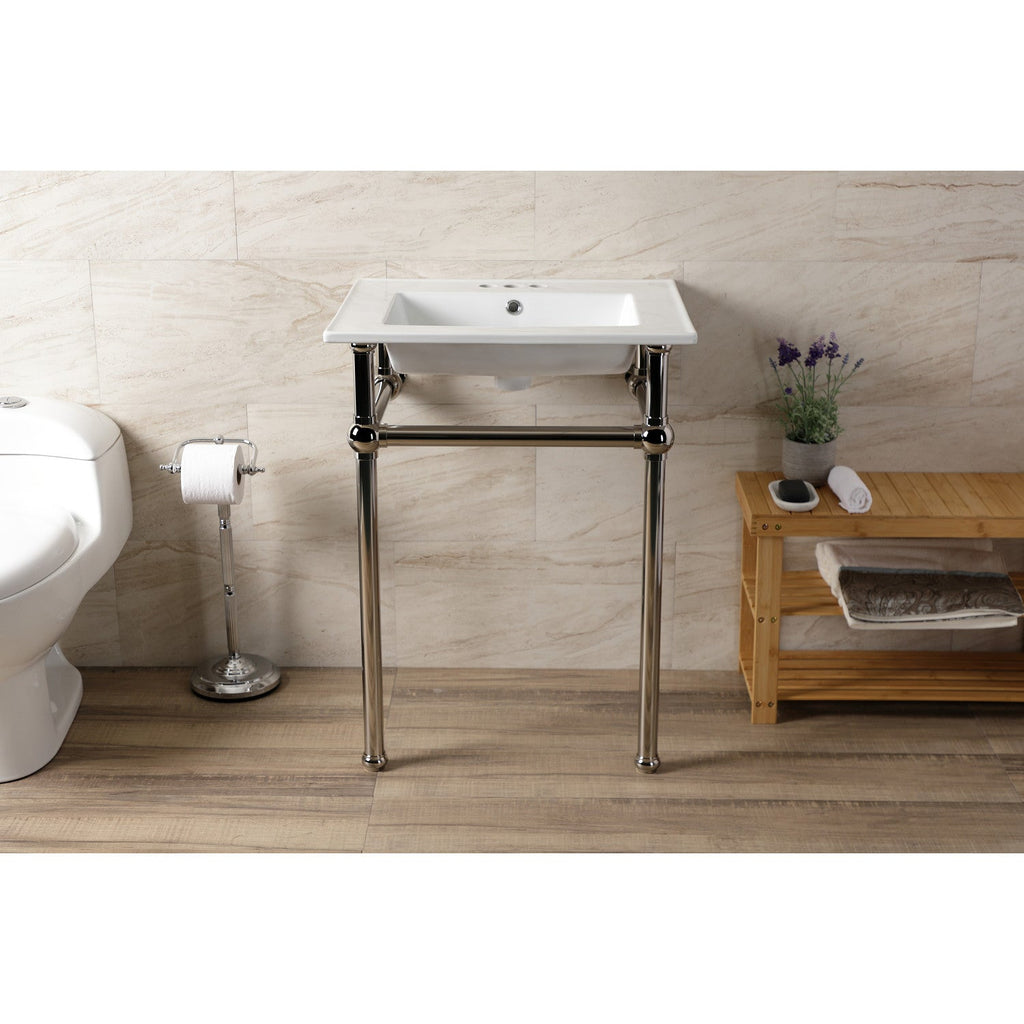 Kingston Brass Templeton lavabo consola — vista