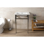 Kingston Brass Templeton lavabo consola — vista