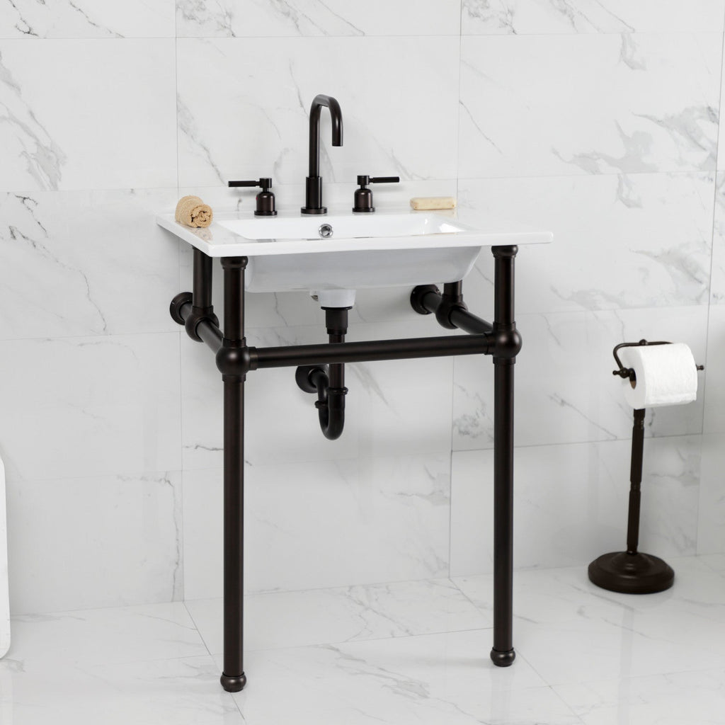 Kingston Brass Templeton lavabo consola — vista