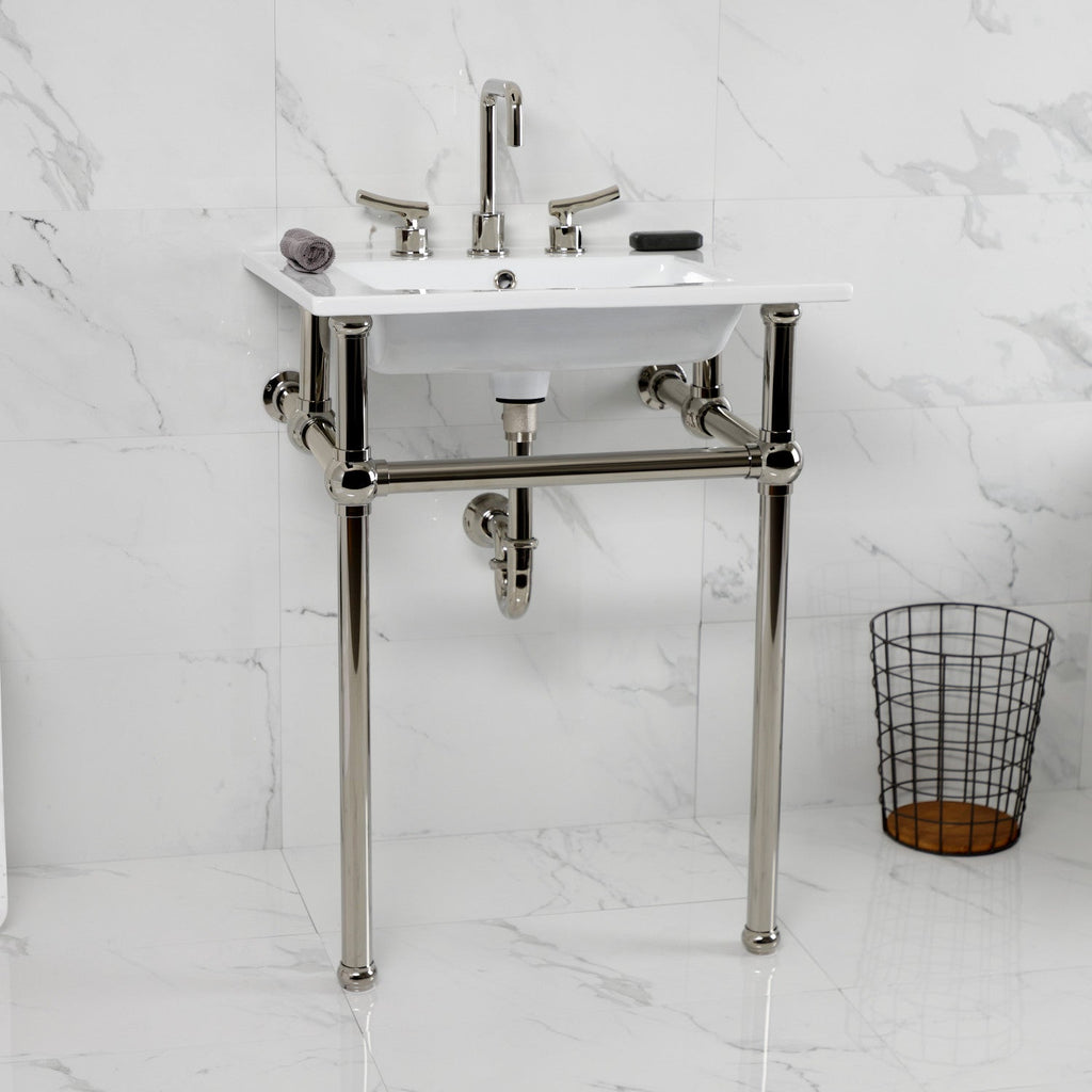 Kingston Brass Templeton lavabo consola — vista