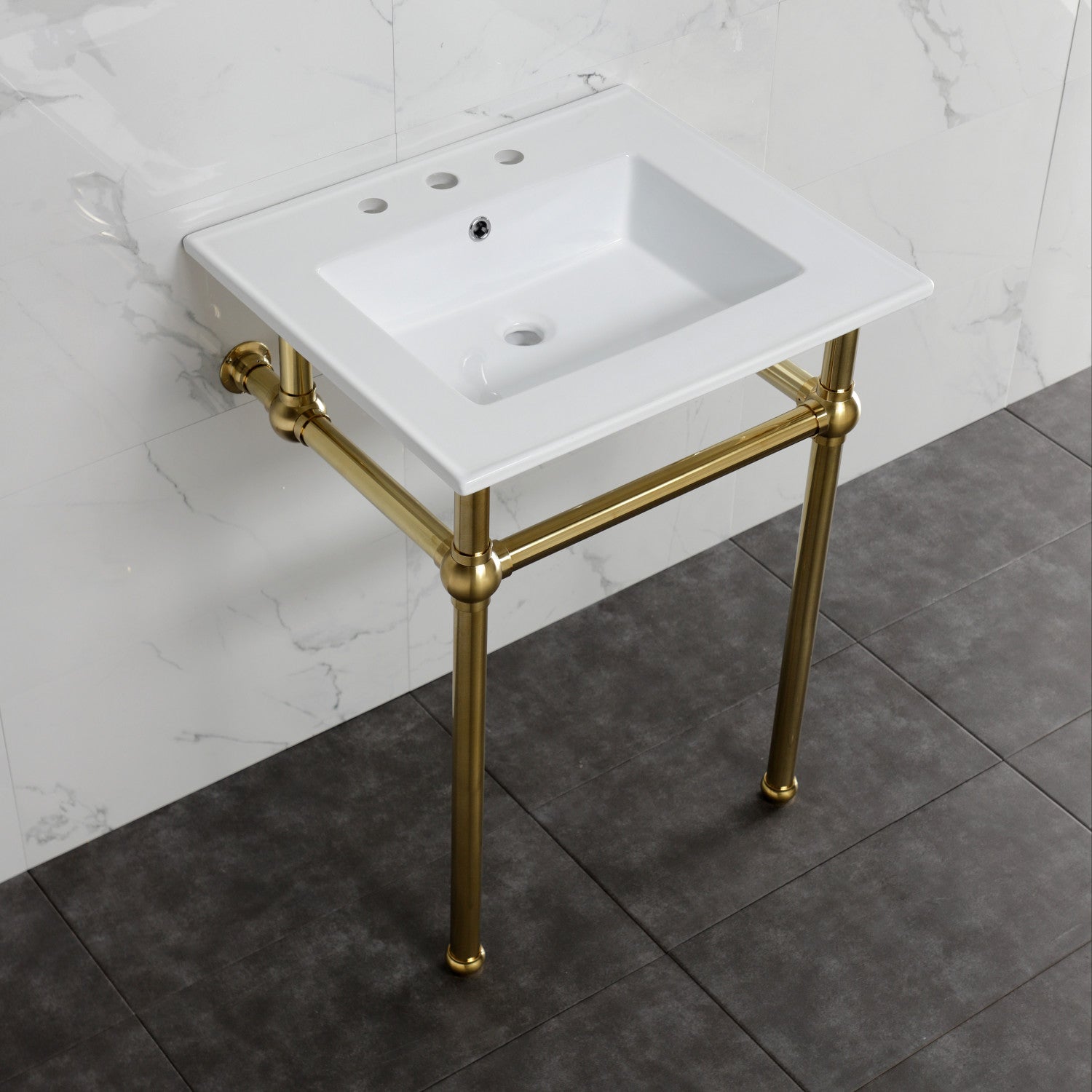 Kingston Brass Templeton lavabo consola — vista