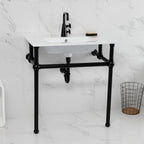 Kingston Brass Templeton lavabo consola — vista