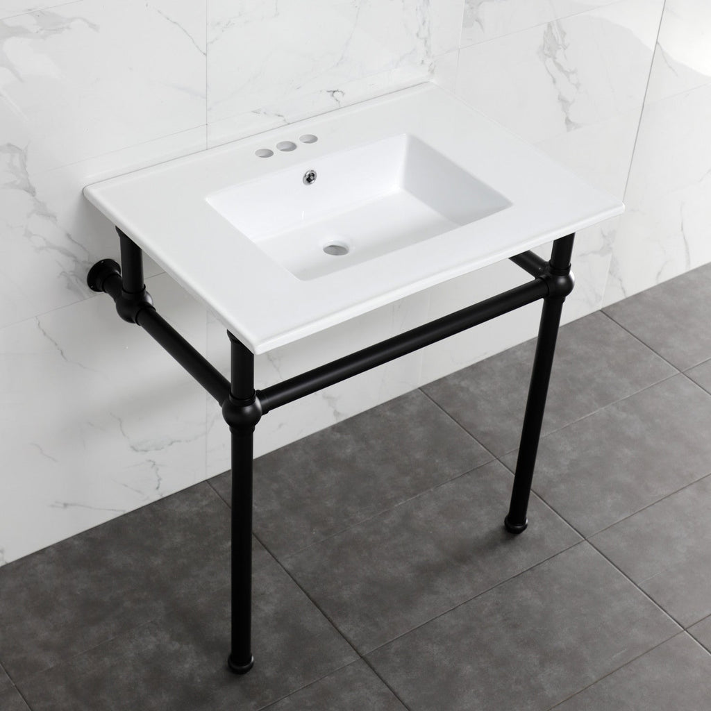 Kingston Brass Templeton lavabo consola — vista