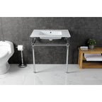 Kingston Brass Templeton lavabo consola — vista