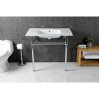 Kingston Brass Templeton lavabo consola — vista