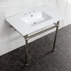 Kingston Brass Templeton lavabo consola — vista