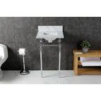 Kingston Brass Edwardian lavabo consola — vista