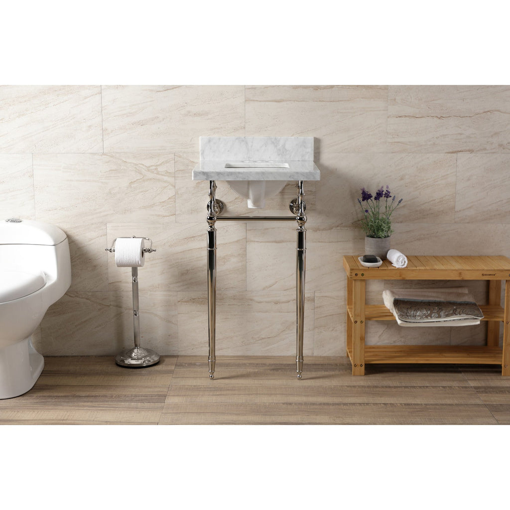 Kingston Brass Edwardian lavabo consola — vista