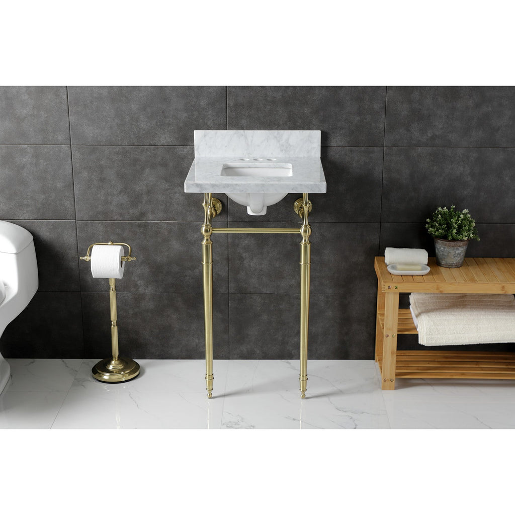 Kingston Brass Edwardian lavabo consola — vista