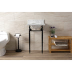 Kingston Brass Edwardian lavabo consola — vista