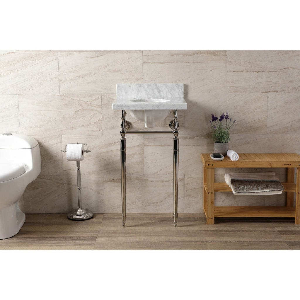 Kingston Brass Edwardian lavabo consola — vista