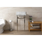 Kingston Brass Edwardian lavabo consola — vista