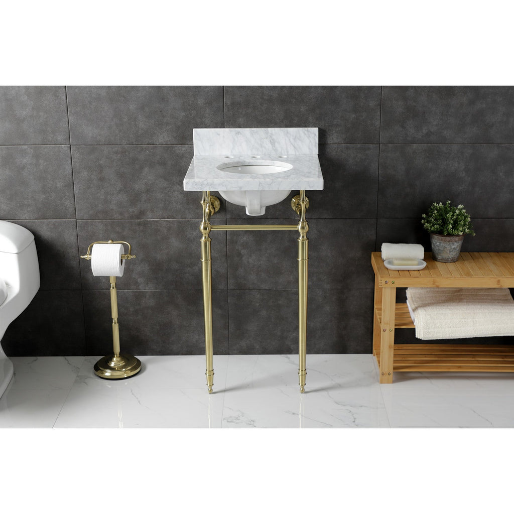Kingston Brass Edwardian lavabo consola — vista