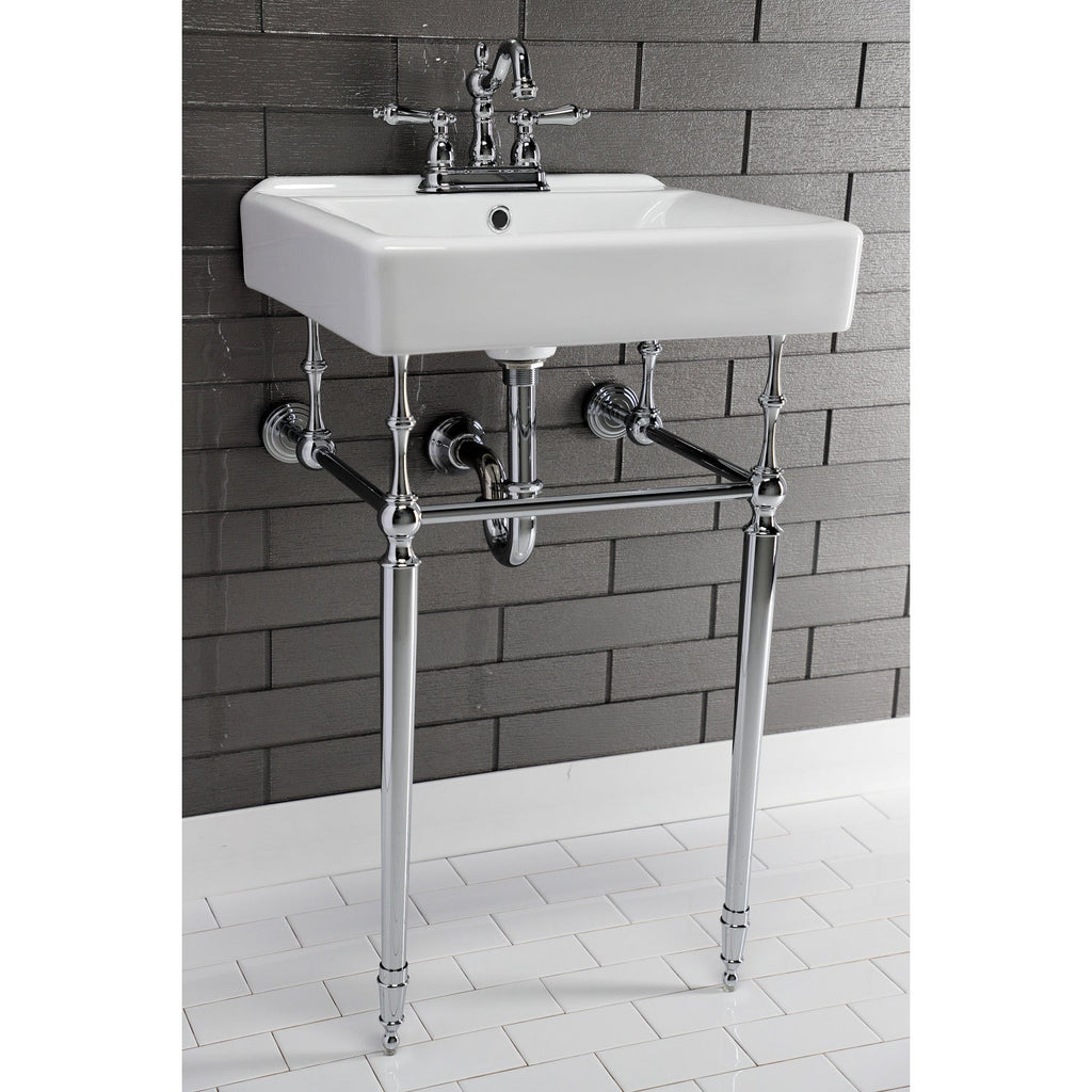 Kingston Brass Edwardian lavabo consola — vista