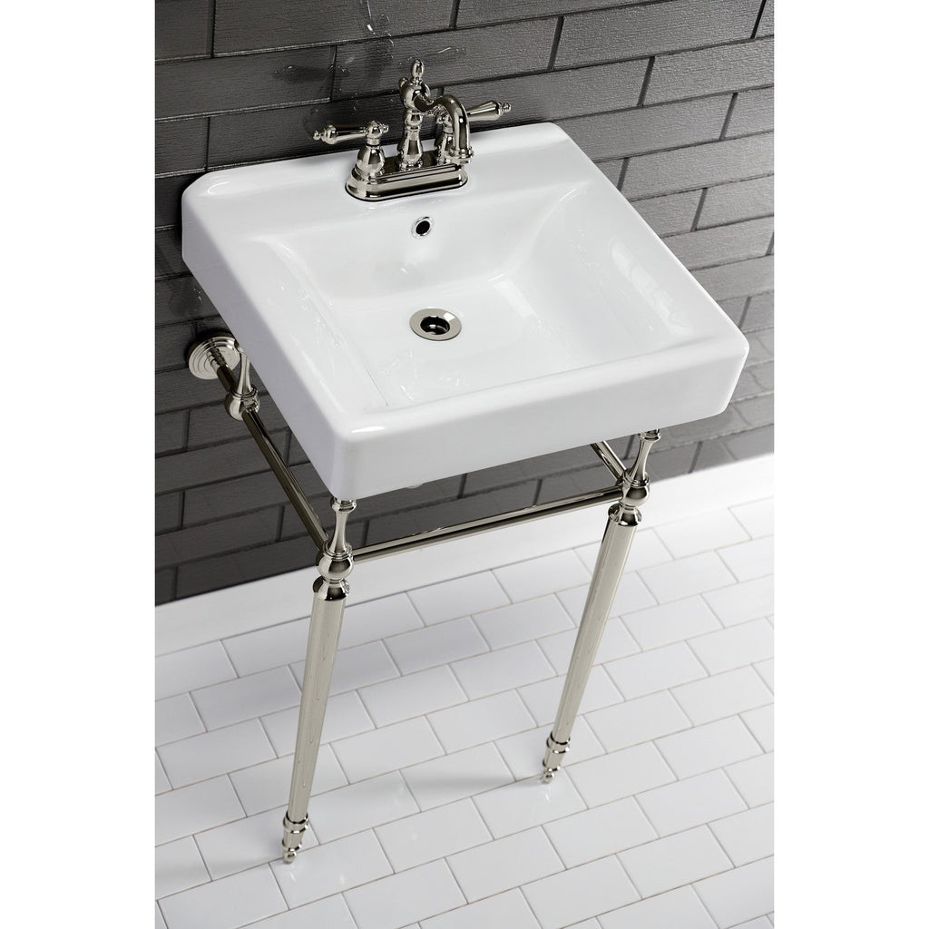 Kingston Brass Edwardian lavabo consola — vista