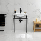 Kingston Brass Edwardian lavabo consola — vista
