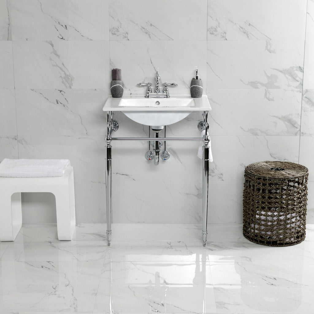 Kingston Brass Edwardian lavabo consola — vista
