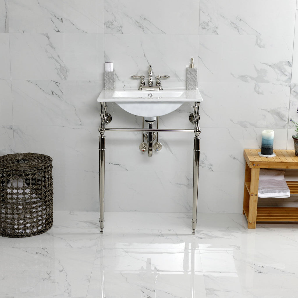Kingston Brass Edwardian lavabo consola — vista