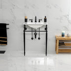 Kingston Brass Edwardian lavabo consola — vista