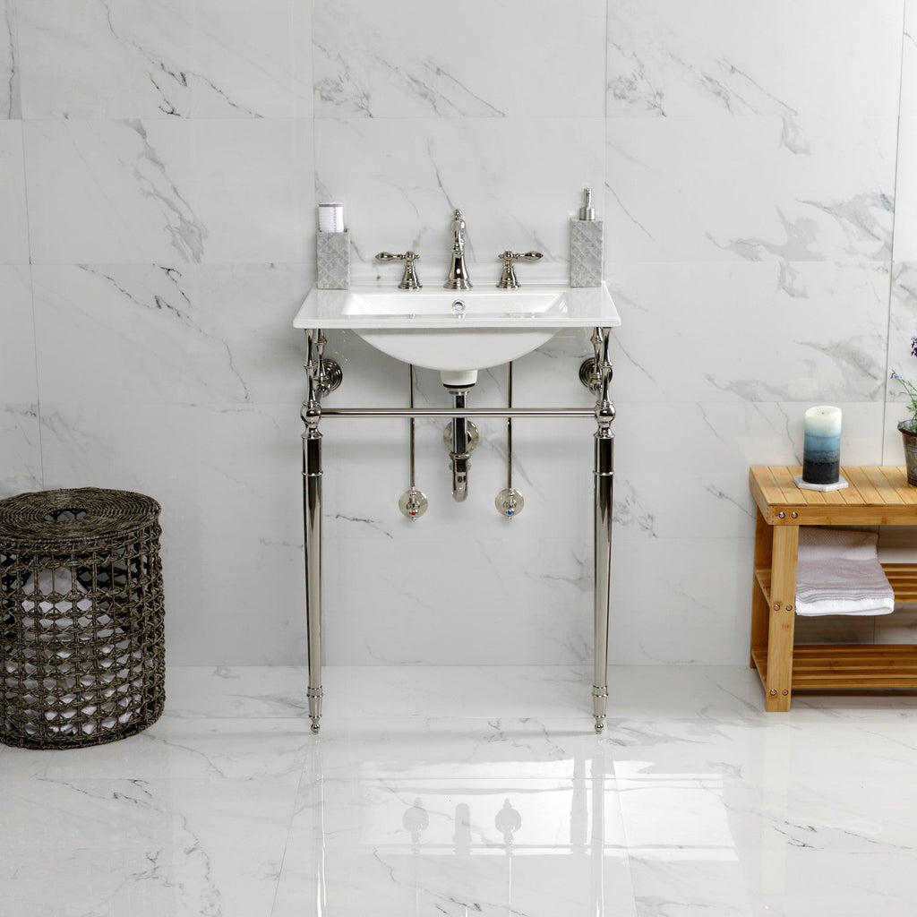 Kingston Brass Edwardian lavabo consola — vista