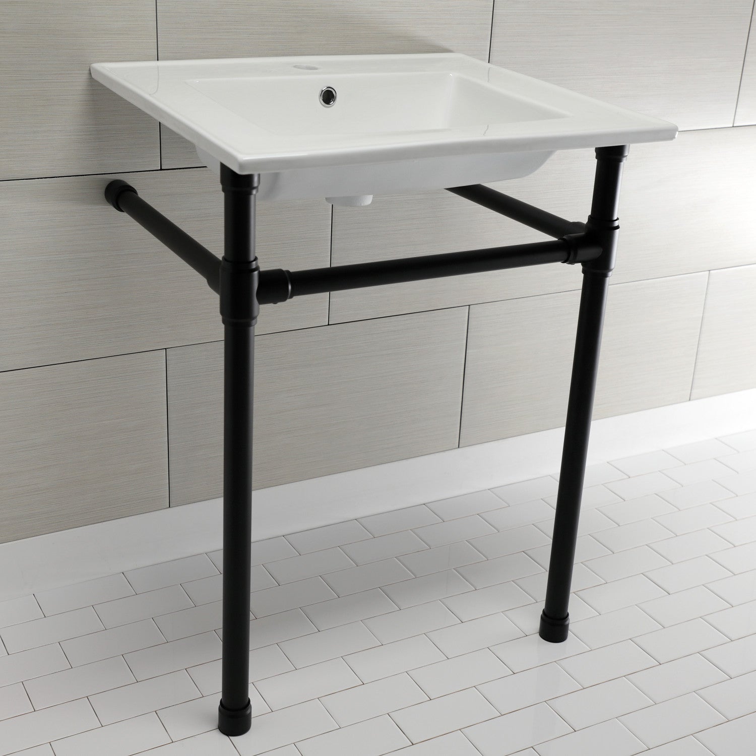 Kingston Brass Dreyfuss lavabo consola — vista