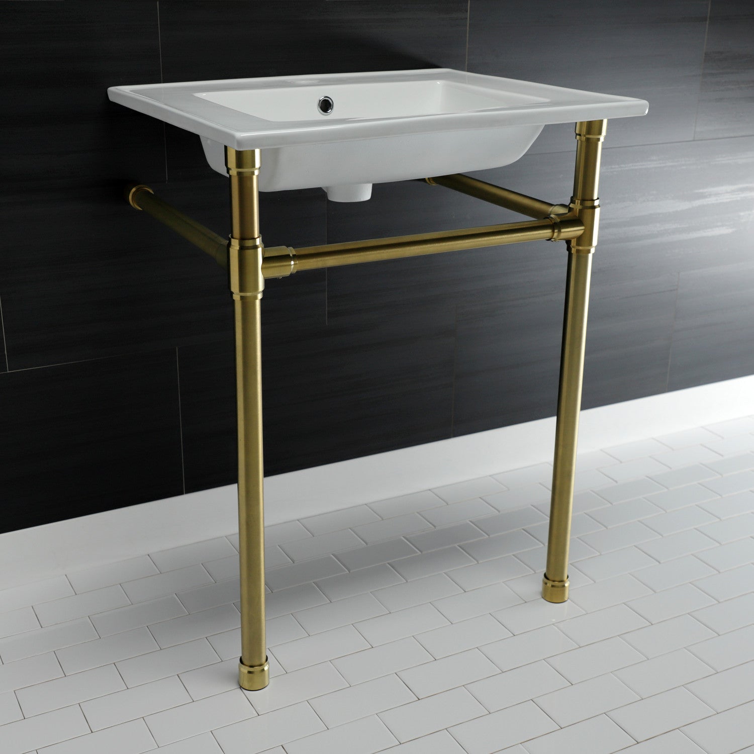 Kingston Brass Dreyfuss lavabo consola — vista