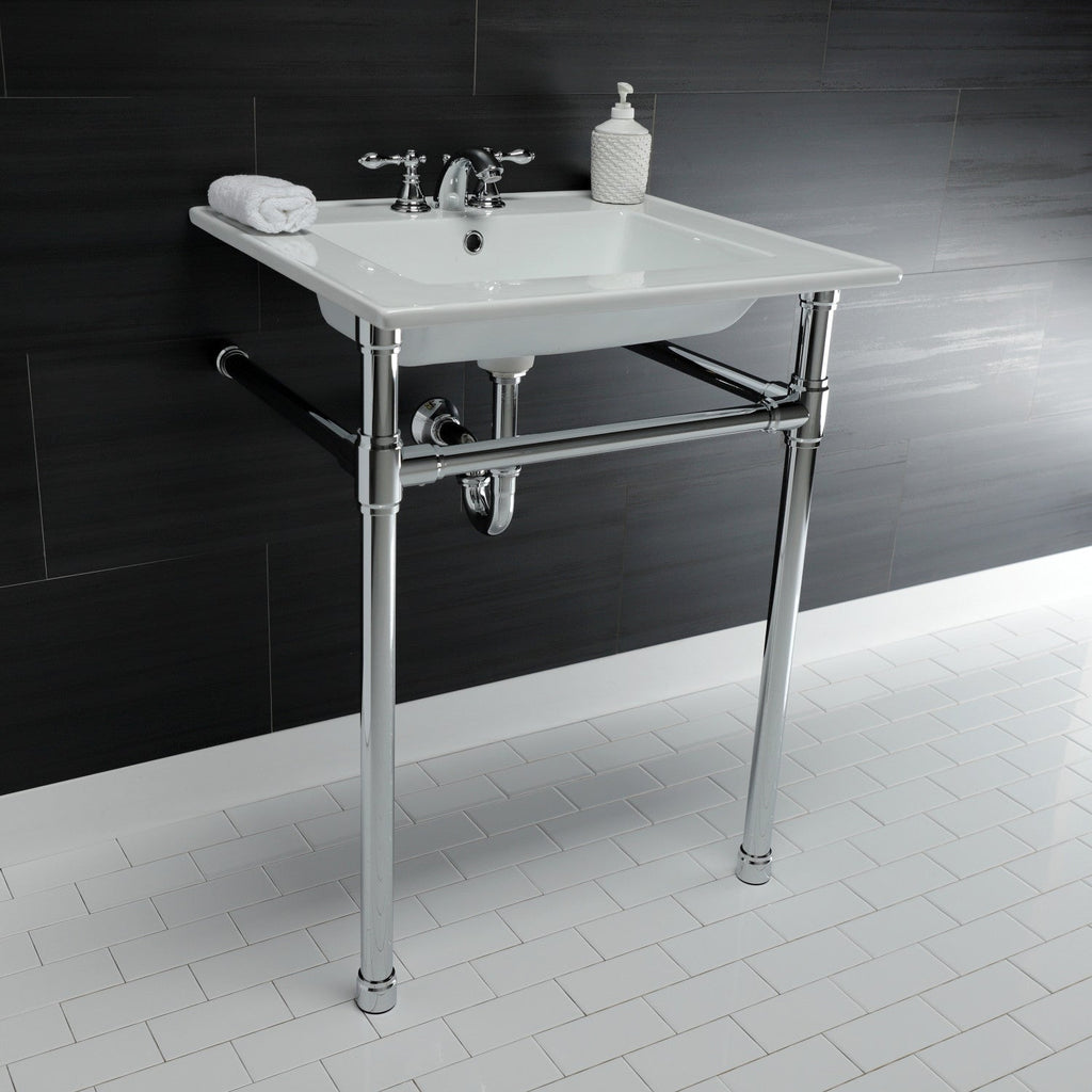 Kingston Brass Dreyfuss lavabo consola — vista