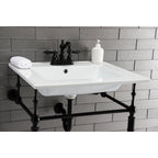 Kingston Brass Edwardian lavabo consola — vista