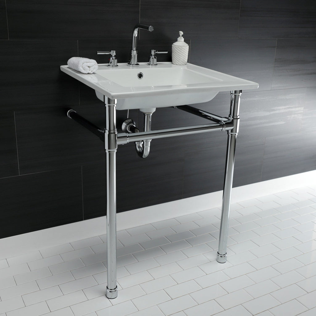 Kingston Brass Dreyfuss lavabo consola — vista