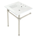 Kingston Brass Dreyfuss lavabo consola — Níquel Pulido