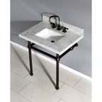 Kingston Brass Templeton lavabo consola — vista
