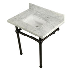 Kingston Brass Templeton lavabo consola — Bronce Aceitado