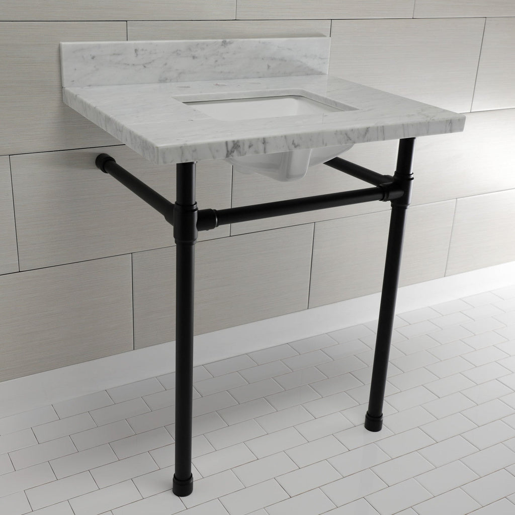 Kingston Brass Dreyfuss lavabo consola — vista